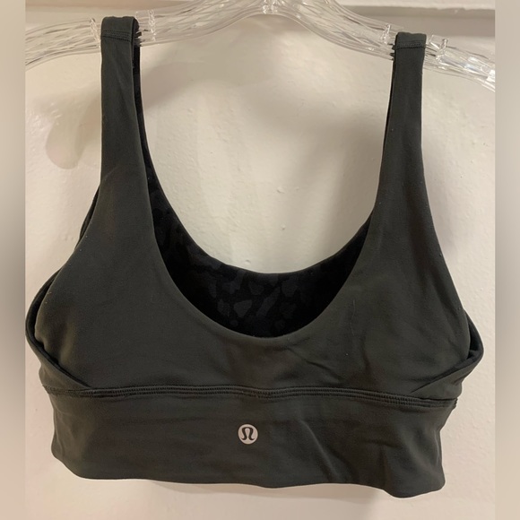 Lululemon Rejuvenate Bra - Graphite Gray / Formation Camo Deep Coal Multi - Picture 7 of 8